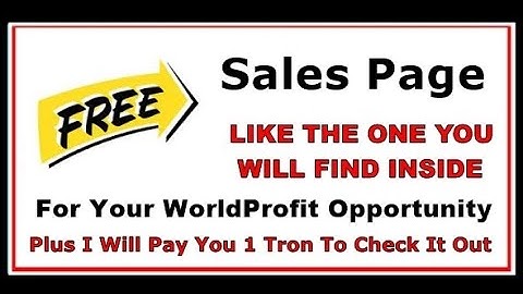💥Free Sales Page For Your WorldProfit Opportunity |👉Harvey Silver Fox Free Join Earn Crypto Offers🔥