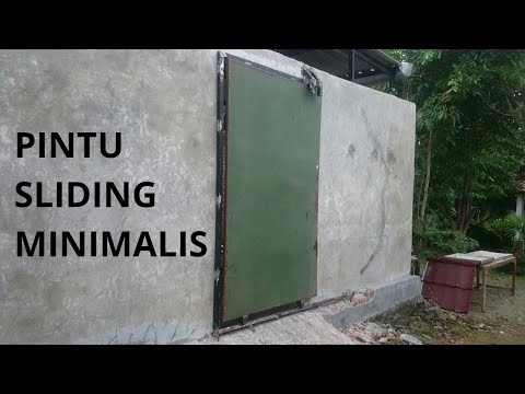  Inspirasi  Desain Model Pintu  Besi Geser Sliding Minimalis  