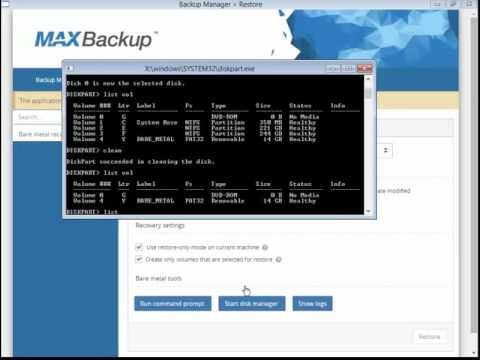 SolarWinds Backup: BMR Part 3 - Recovery