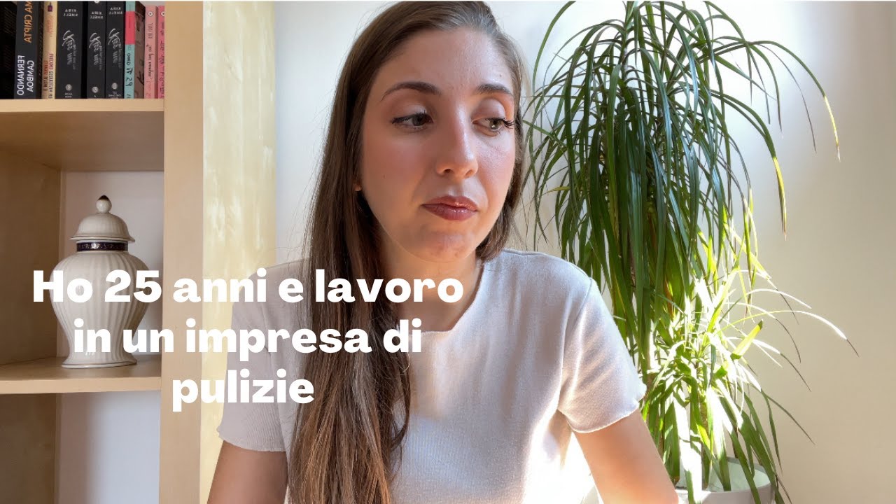 25 anni e lavoro in un impresa di pulizie🫧