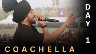 Diljit Dosanjh Live at Coachella Concert Full Show Vlog day 1 Born to Shine