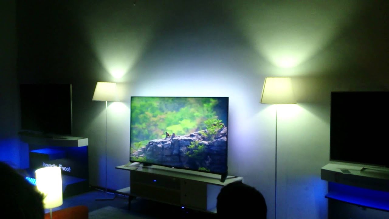 Smag Drik Rise Teste: Philips Hue Light + Smart TV Ambilight - YouTube