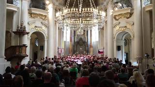 Choral performance in Prague