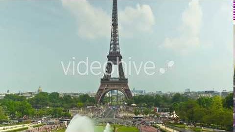 The Eiffel Tower In Paris - Stock Footage | VideoHive 13443695