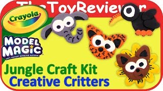 Crayola Model Magic Creative Critters Jungle Unboxing Toy Review by TheToyReviewer