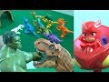 파자마삼총사와 공룡배틀 LEGO DINO PJ Masks dinosaur Episodes - 레오팡 - 공룡노래 공룡동요 공룡송 키즈송 유아동요 동요