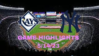 New York Yankees vs Tampa Bay Rays Highlights 5/14/23