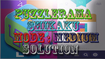 Puzzlerama Android Game-play (Shikaku Medium Level 33-50)