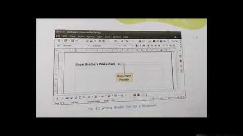 chapter 4(Formatting Documents in OpenOffice Writer) Std:4 part-1