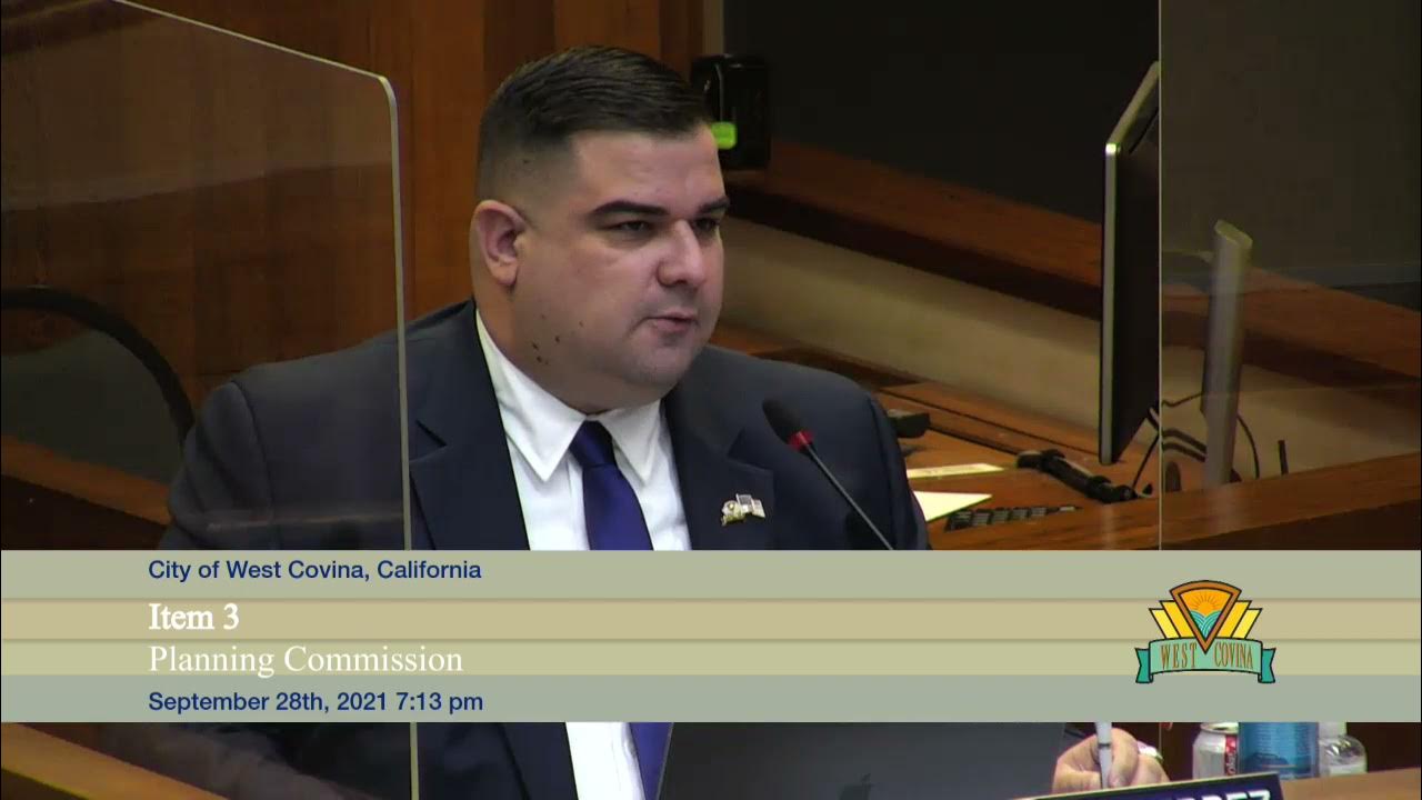City of West Covina September 28, 2021 Planning Commission Meeting
