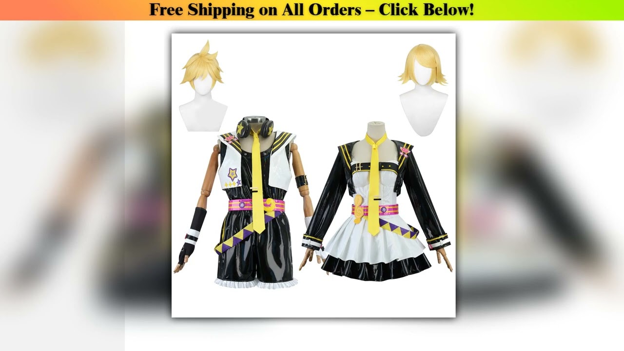 Rin Len Cosplay Project Sekai Costumes Anime Role Playing Holiday Party Women Game Exclusive Deal