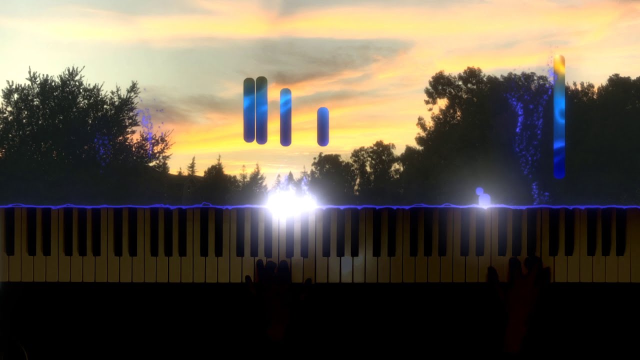 Bill Evans "Peace Piece" (reactive visualizer)--Relaxing piano piece performed by C.L