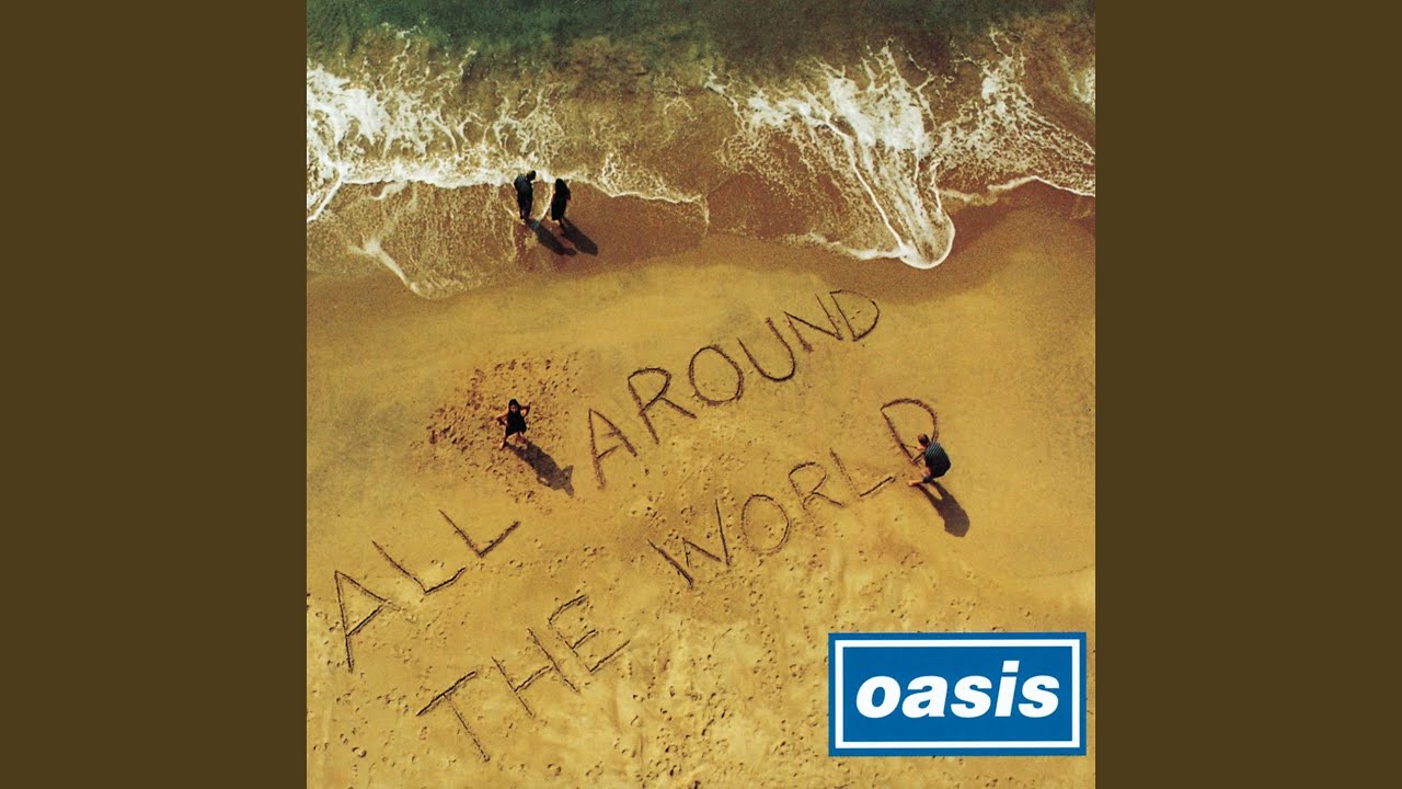 OASIS-All Around The World +2 (UK プロモ180グラム重量 12+