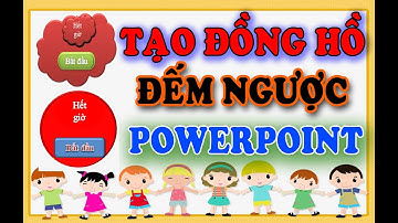 Tạo đồng hồ đếm ngược trong Power Point  || Lê Văn Phúc TV