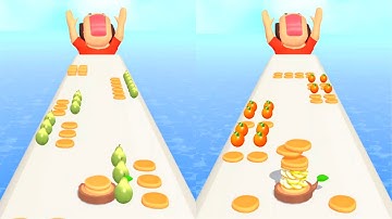 Pancake Run in All Levels Gameplay Walkthrough iOS,Android New Trailer Update Mobile Game #7