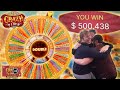 500000 max crazy time wheel win with my brothers world record