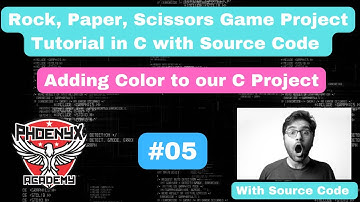 #05 Rock, Paper, Scissors Game: Adding Color to our C Project