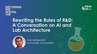 S02 E11 Rewriting the Rules of R&D  A Conversation on AI and Lab Architecture