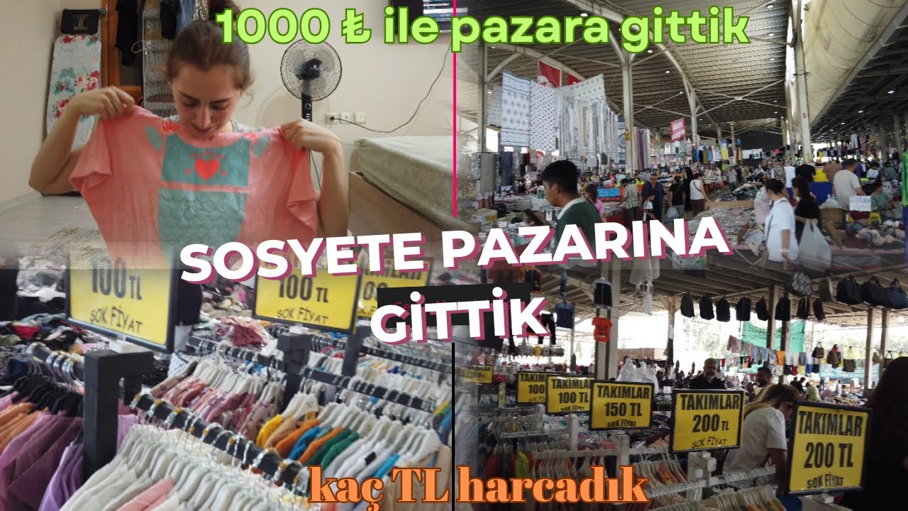 👉 “1000 TL ile BOSTANLI PAZARINA GİTTİK (salihli)🛍️ | Neler Aldık? Kaç TL Harcadık?”