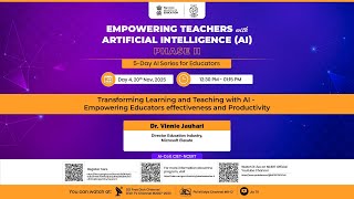 EMPOWERING TEACHERS with ARTIFICIAL INTELLIGENCE (AI)  Transforming Learning and Teaching with Al