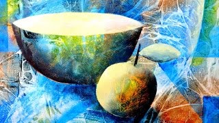 Acryltechniken Kombinieren, Combining Acrylic Techniques, Nr 4