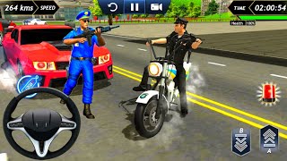 Real Police Bike Racing Crime Simulator - Police Chasing Video Games - Android Gameplay screenshot 5