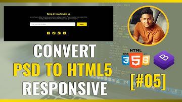 PSD to HTML using Bootstrap 4 | Tinyone PSD Template | Support Section [#5]
