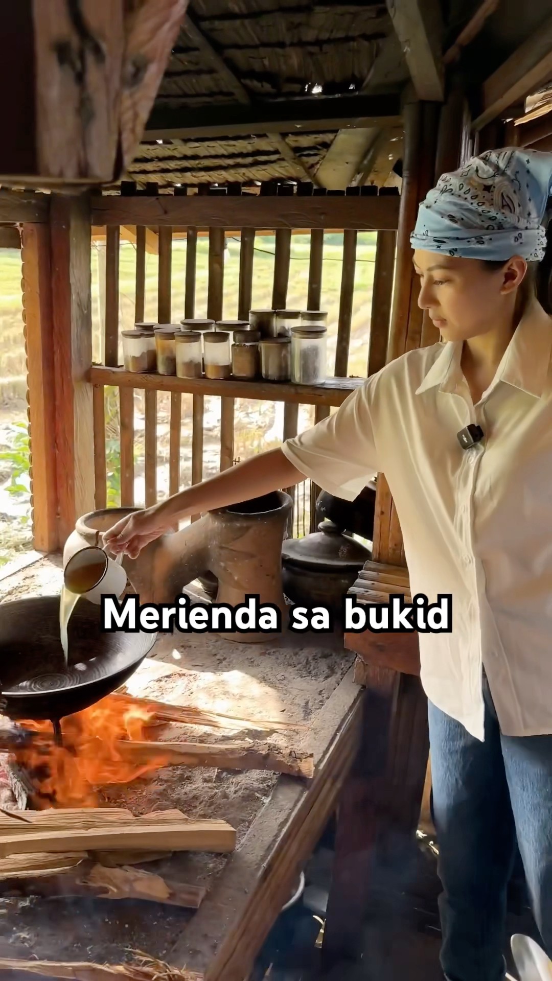 Cooking ginamos at saging sa saba sa bukid ?