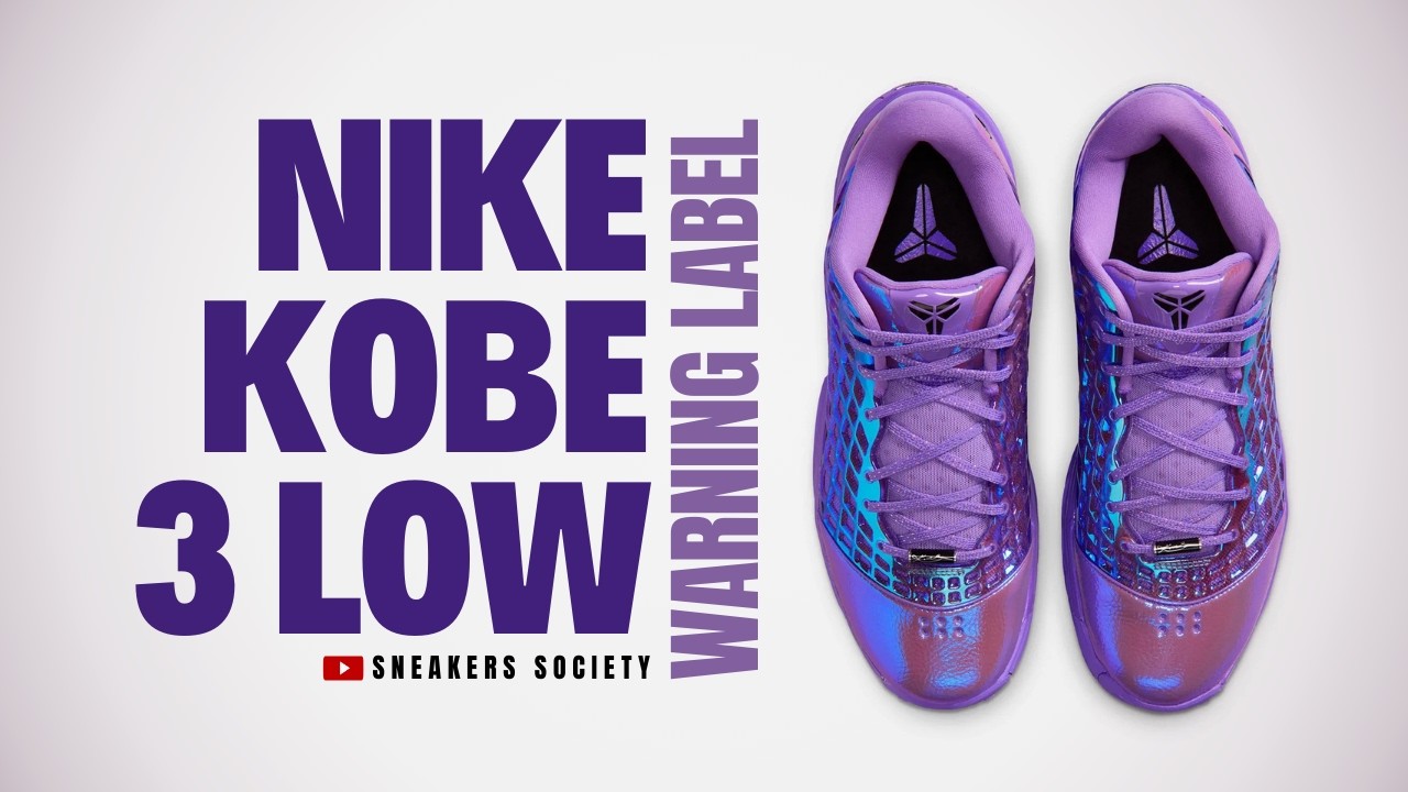 WARNING LABEL 2026 Nike Kobe 3 Low Protro | DETAILED LOOK + PRICE