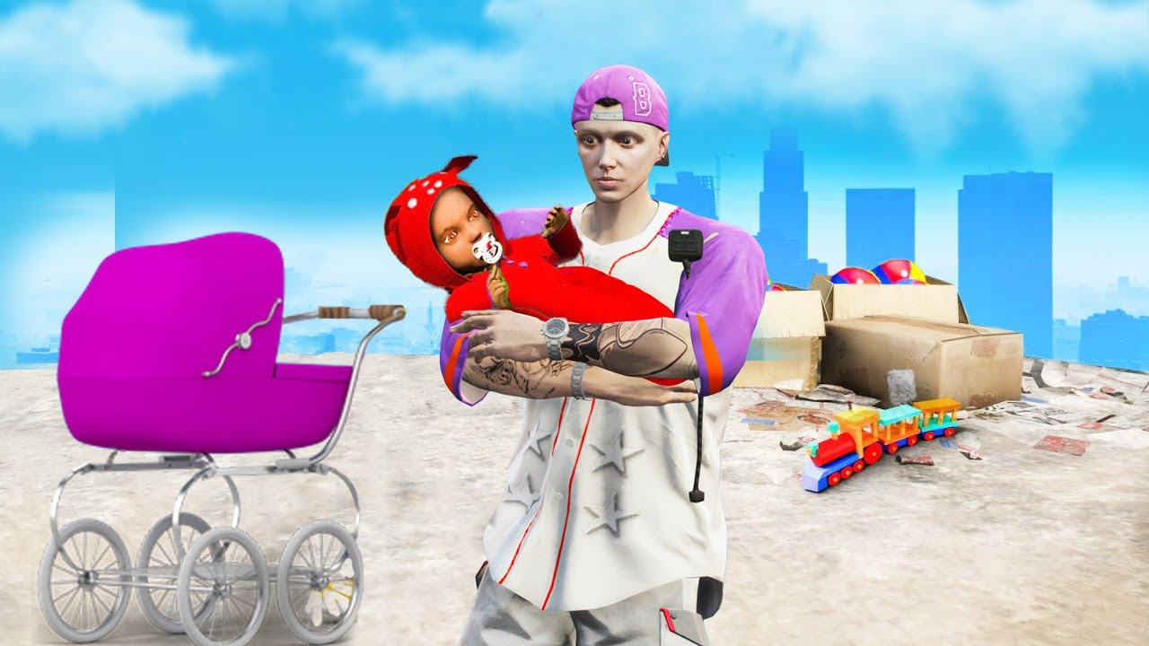 Am GRIJA de BEBELUS 24 ORE in GTA 5!