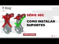 ⚙️ Instalação correta do suporte para o atuador Bray 98C!