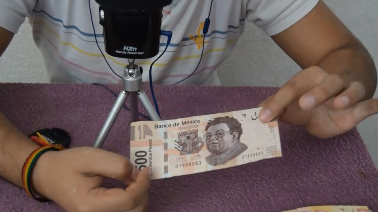 ASMR En Español: DINERO💲DE MI PAÍS (Susurrado)💤