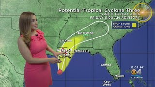 Heavy Rain, Gusty Winds Have Reached Northern Gulf Coast