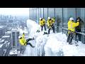 Extreme Winter Engineering | Massive Roof Avalanches & High-Power Snow Removal Machines