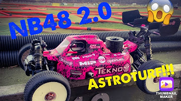 Tekno RC NB48 2.0 on Astroturf!!!