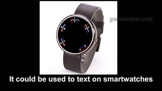 Gesture Text revealed