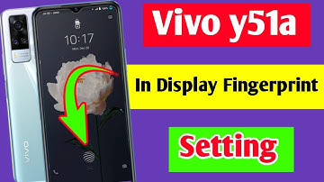 Vivo y51a in display fingerprint lock setting | Vivo y51a me display fingerprint lock kaise lagaye