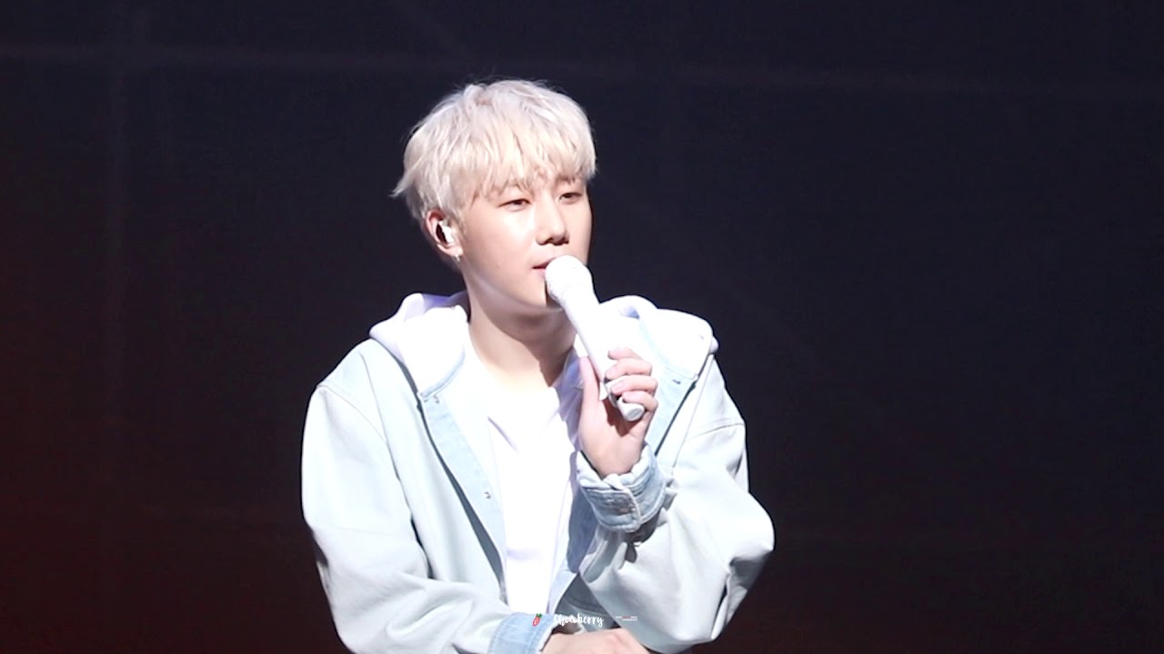 180507 성규 솔로콘 Shine 마지막 멘트