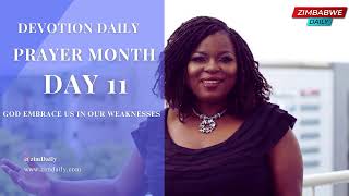 God embrace us in our weaknesses | Devotion Daily | Prayer Day 11