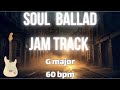 Vintage Soul Ballad Backing Track in G Major – Slow Jam 60 BPM