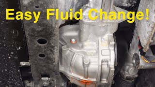 2017-2020 F150 Raptor front differential fluid change