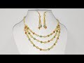 3 DIY innovative necklace sets making at home