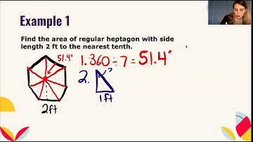 Area of Regular Polygons Example 1
