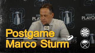 Sturm Speaks With The Media Following 3-1 L Vs Buf