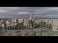 4k aerial visit of the center of pienza siena in the val dorcia heart of tuscany