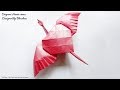 Origami heart crane designed by bhushan  my crafts and arts