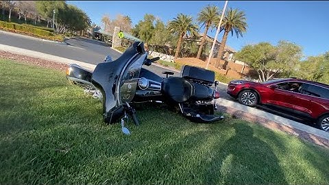 I WRECKED MY HARLEY ON THE FIRST RIDE! SMH