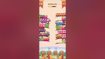 bird sort 2 color puzzle solution niveau 275 #games #gaming #puzzle #puzzlegame #androidgames