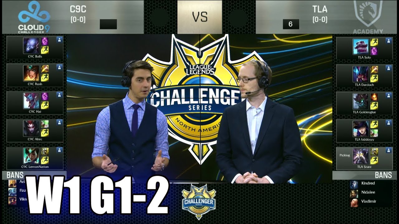 Team Liquid Academy vs Cloud 9 Challenger | Game 2 S6 NACS Summer 2016 Week 1 | TLA vs C9C G2