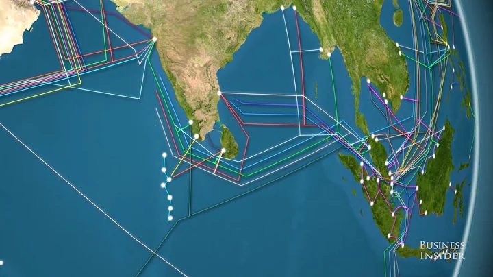 Animated map the world's undersea internet cables